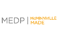 Economic Development Manufacturing Sticker by McMinnville Economic Development Partnership