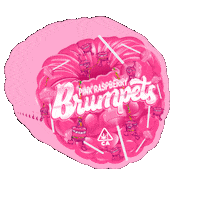 Pink Sticker by Crumpets