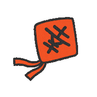 Lunar New Year Good Luck Sticker by Morning Giants Studio