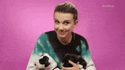 Millie Bobby Brown Puppies GIF by BuzzFeed