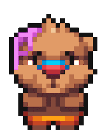 badkidgames games win bear kid Sticker