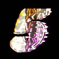 Glitch Numbers GIF by #BASILIO