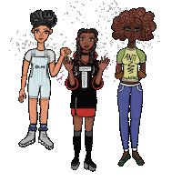 Black Lives Matter Power Sticker by JellaCreative