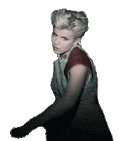 dancing on my own punching Sticker by Robyn