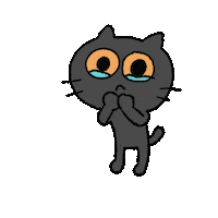 Cat Thank You Sticker