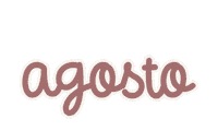 Agosto Sticker