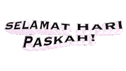 text easter Sticker