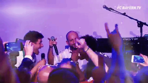 happy thomas muller GIF by FC Bayern Munich