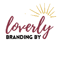 Branding Sticker by The Loverly Co