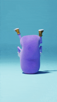 Smoufy_ crazy spin clown screaming GIF