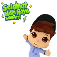 Eid eid mubarak Sticker by Omar & Hana - Islamic Songs for Kids