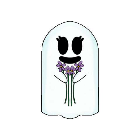 Halloween Ghost Sticker by Easy Peasy Cutters