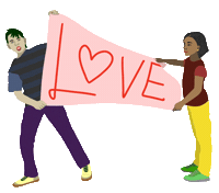 Kids Love Sticker by Ellis D