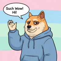 Shiba Inu Hello GIF by Doge Pound