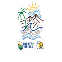 Santapaula Sticker by Museum of Ventura County