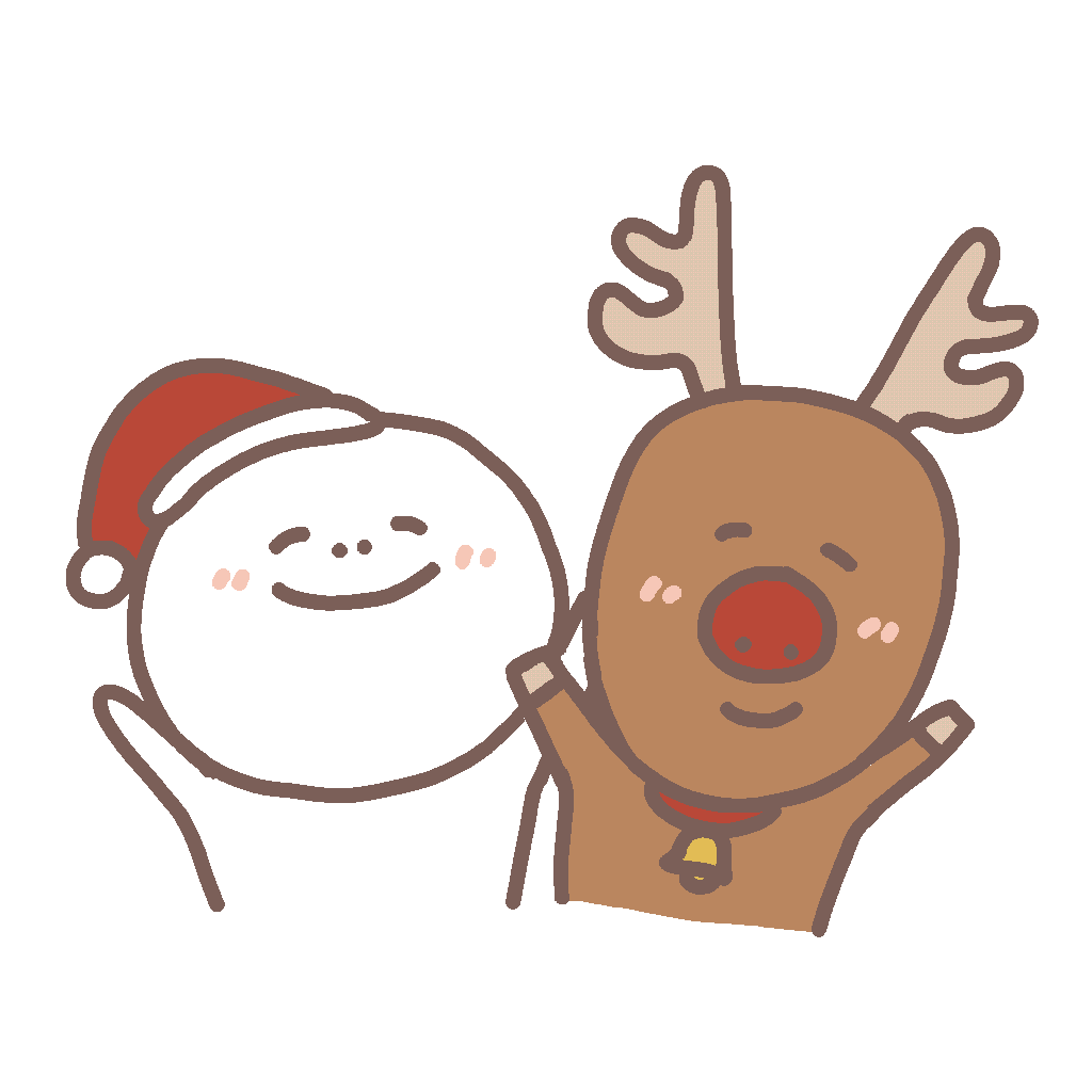 Happy Merry Christmas Sticker