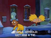 hey arnold nick splat GIF