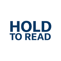 Hold To Read Sticker by VPM