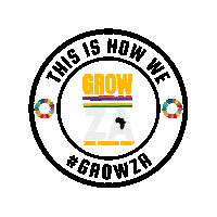 South Africa Rugby Sticker by GrowZA
