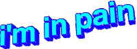 text pain Sticker