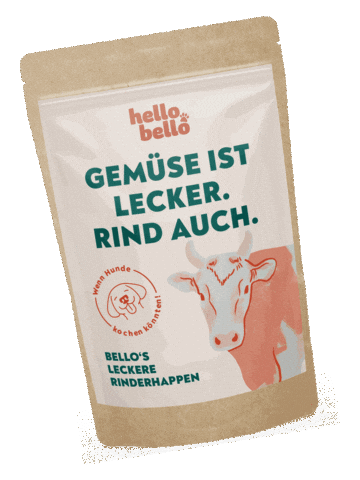 Hund Sticker by HelloBello Frischfutter
