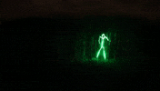 glowing stick figure GIF
