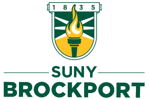 Green And Gold College Sticker by Brockport