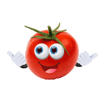 Happy Tomato Sticker by axiasheer