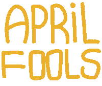 April Fools Fun Sticker