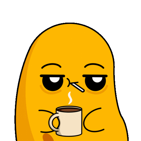 Tired Good Morning Sticker