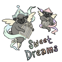 Good Night Dog Sticker