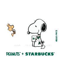 Peanuts Sticker by Starbucks APAC