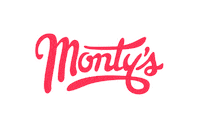 Vegan Monty Sticker by Monty's Good Burger