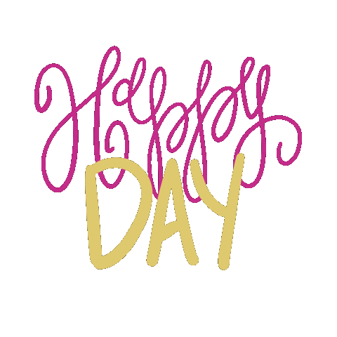 letteritpretty giphyupload happy positive good day Sticker