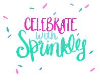 Sprinkles Celebrate With Sprinkly Sticker by Certified Celebrator