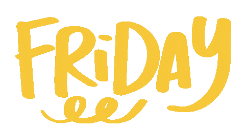 Friday Week Sticker by Lisa Aihara