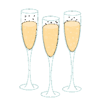 Drunk New Years Sticker