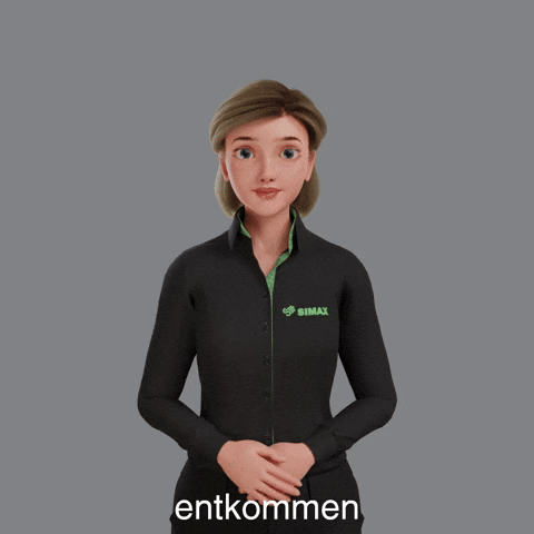 Avatar Gebärdensprache GIF by Sign Time - SiMAX