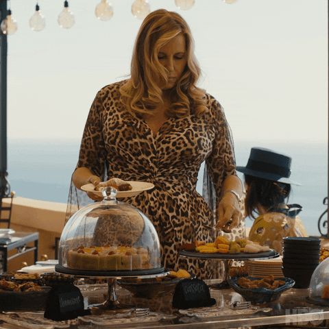 White Lotus Buffet GIF by HBO