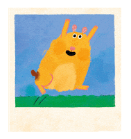 Hamster Polaroid Sticker