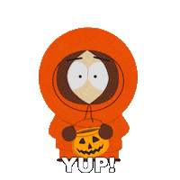 Kenny Mccormick Yes Sticker by South Park