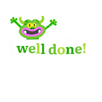 Celebrating Sticker by Teach Your Monster