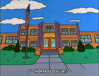 season 6 school front GIF