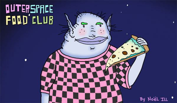 Outer Space Hello GIF