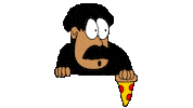 Pizza Time Sticker by deladeso