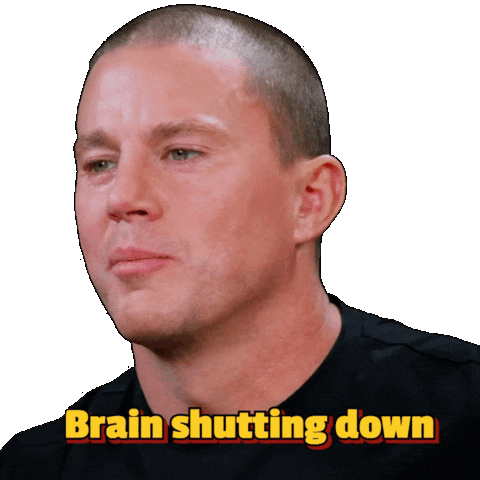 Checking Out Channing Tatum Sticker by First We Feast