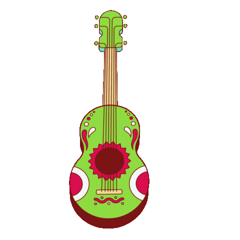 Mexico Guitar Sticker by Mister Lemonade