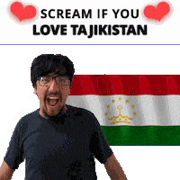 Tajikistan Flag Tj Sticker