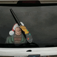 Christmas Waving GIF by WiperTags Wiper Covers