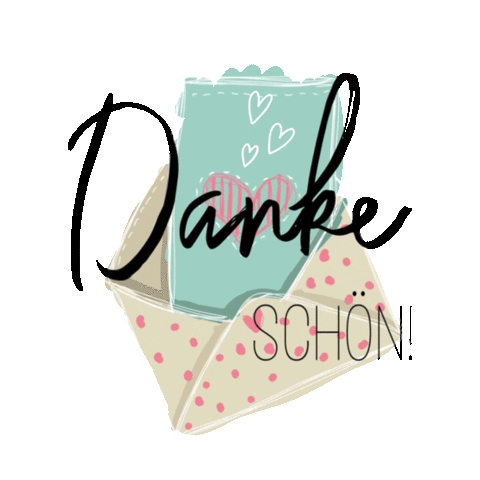 Thanks Love Sticker by Zaungaeste